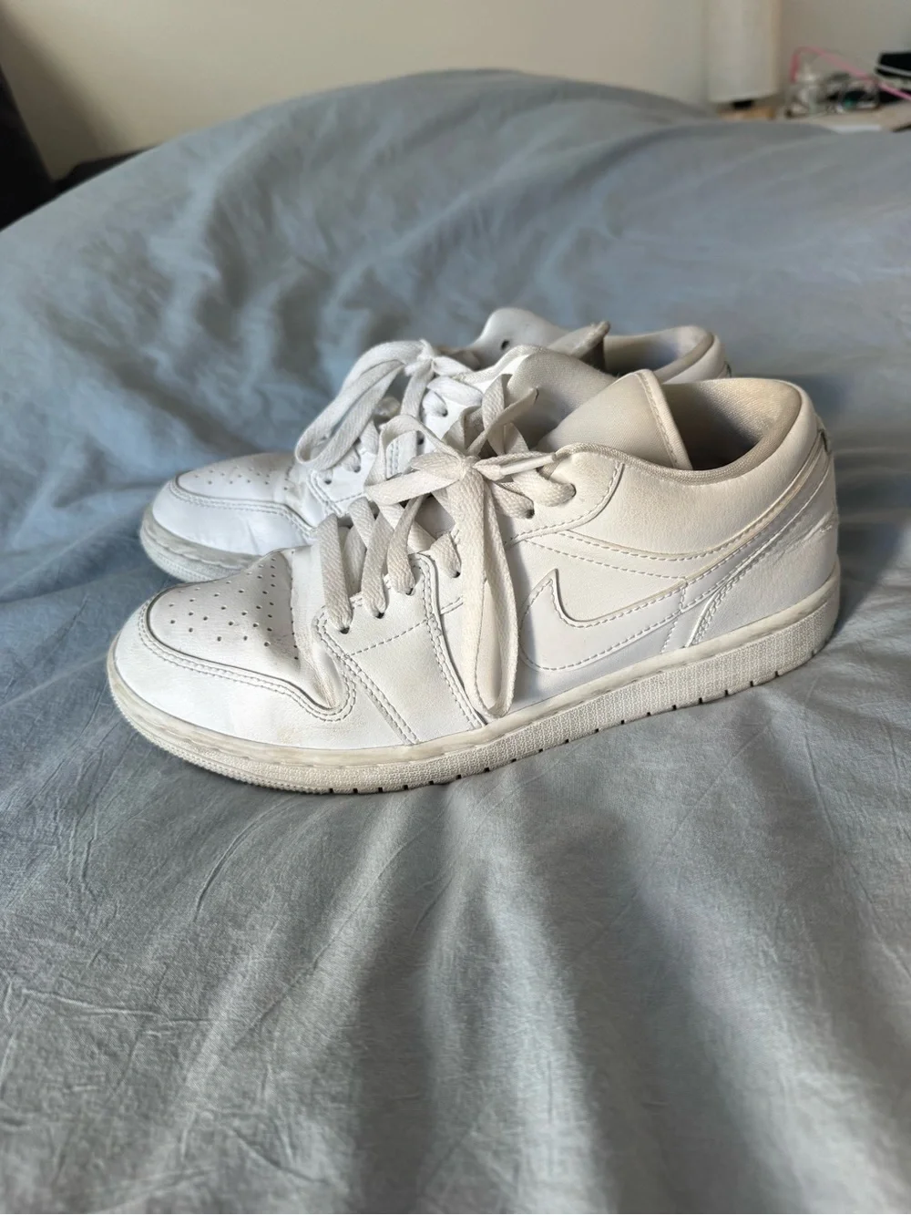 Nike White Low-Top Air Jordan